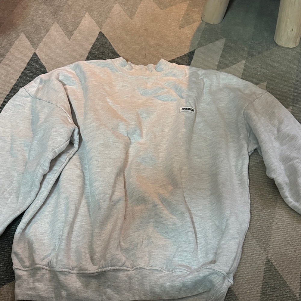 Joah Brown Light Gray Crewneck Sweater